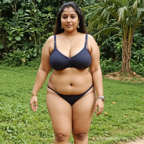 Bengali Village Aunt With Curvy Figure Embracing Body Positivity AI