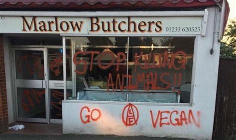 Vegan Violence Butchers Living In Fear As Vegan Attacks Continue To