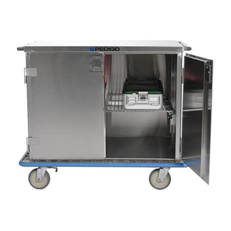 Pedigo Double Door Stainless Surgical Case Cart