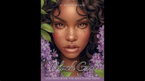 Black Girl By Bamboo Artistry Adult Coloring Book Flip Thru YouTube