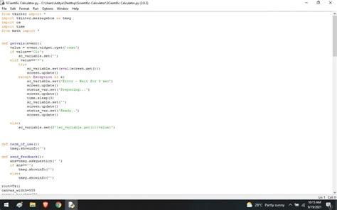 Python Program To Scientific Calculator Using Python Tkinter Kashipara