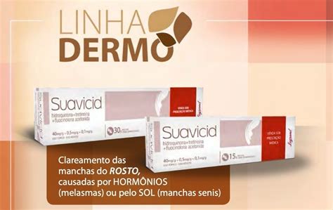 Suavicid Creme Para Manchas Creme Clareador Facial G Frete Gr Tis