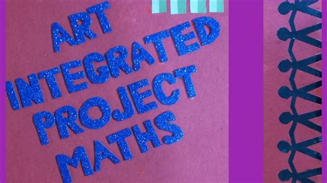 Art Integrated Project Math Cbse Art Integrated Project Math Math