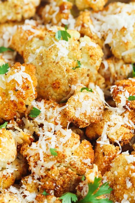 Garlic Parmesan Roasted Cauliflower Primavera Kitchen