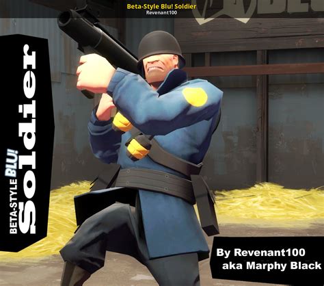 Beta Style Blu Soldier Team Fortress 2 Mods