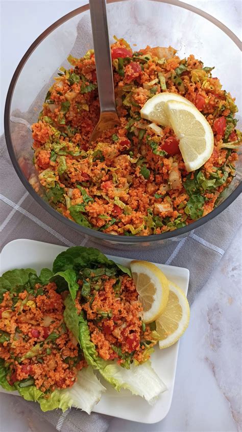 T Rkischer Bulgur Salat Auch Kisir Genannt Kabukiskitchen