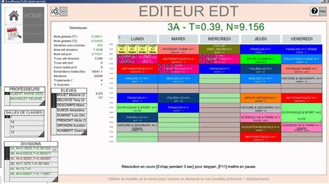 Logiciel D Emploi Du Temps