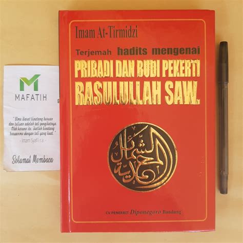 Jual Buku Terjemah Hadits Mengenai Pribadi Dan Budi Pekerti Rasulullah