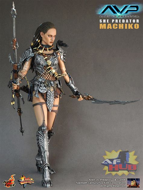 Afhub The Action Figure Hub Avp She Predator Machiko By Hot Toys