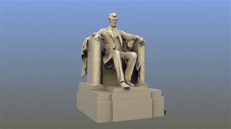 ArtStation - Lincoln Memorial Statue | Resources