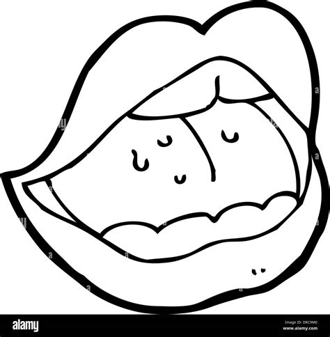 Cartoon Open Mouth Stock Vector Image And Art Alamy