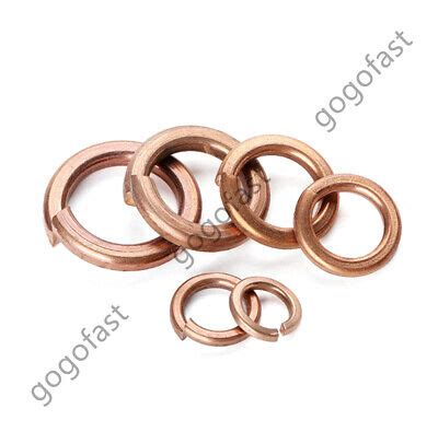 Phosphor Bronze Spring Washers Split Lock Washer M3 M4 M5 M6 M8 M10 M12