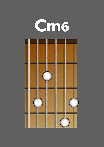 Chord Diagram Tab Tabulation Finger Chart Basic Guitar Chords Chord Cm6 Stock Illustration ...