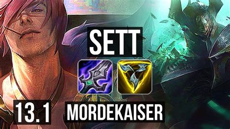 Sett Vs Morde Top 6 Solo Kills 800 Games 10m Mastery Euw