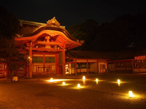 石清水八幡宮 夜間拝観とライトアップ 京都旅屋