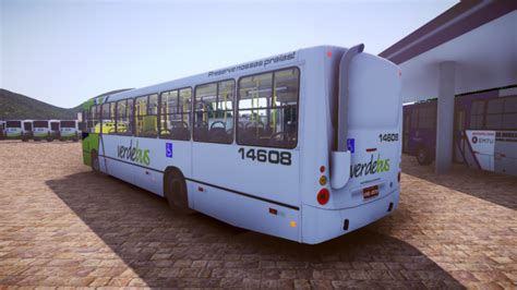 Ciferal Citmax MB OF 1722M Euro III padrão Verde Bus fase2 Proton