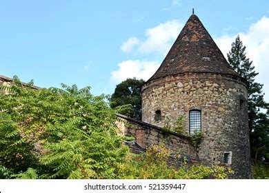 External View Guimaraes Palace Dukes Braganza Stock Photo