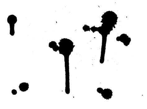 Premium Photo Close Up Of Black Paint Splattered Over White Background