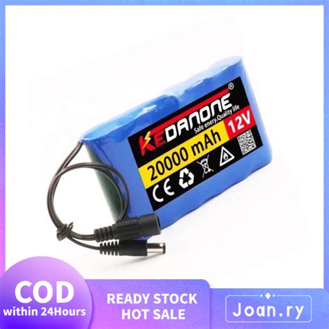 CCTV Camera Monitor Original Portable 12V 20000mah Battery Rechargeable