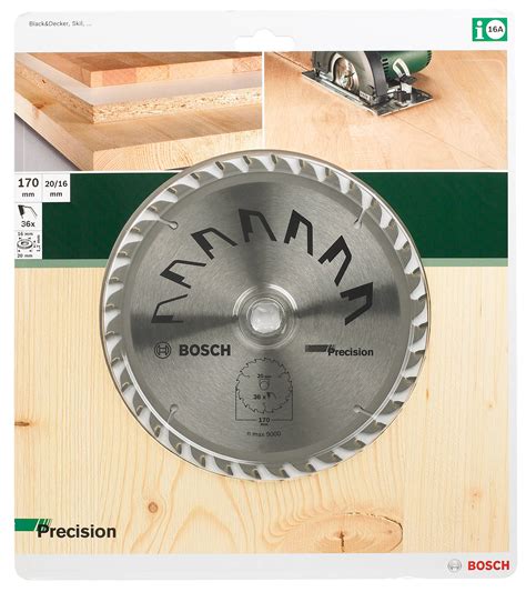 Lama Circolare In Metallo Duro 170 X 20 Mm Numero Di Denti 36 Bosch