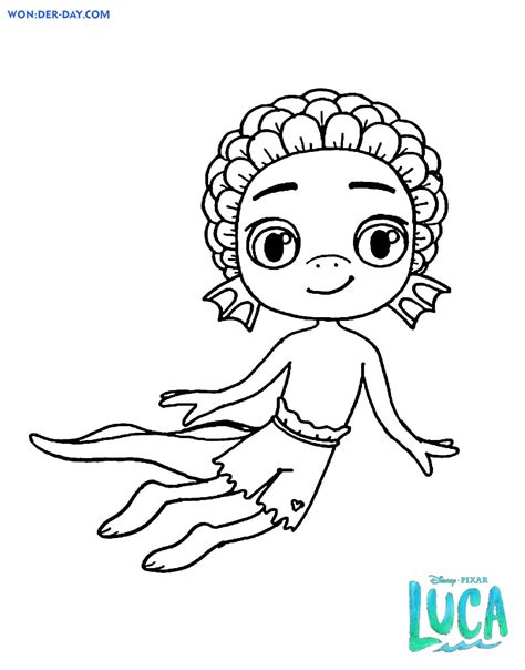 Dibujo Para Colorear Luca Funko Pop Monstruo Marino 1 En 2021 Porn