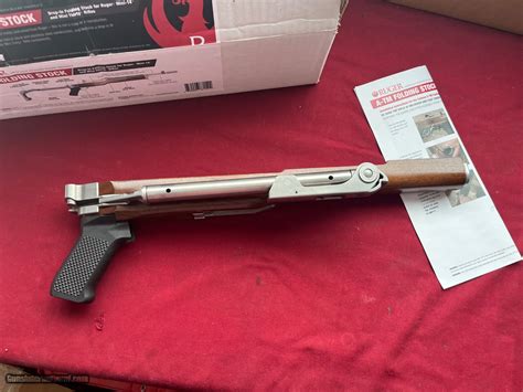 Ruger Stainless Mini 14 Mini 30 Factory Folding Stock New Old Stock