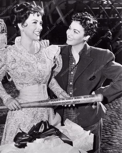 Ava Gardner And Kathryn Grayson On The Set Of Show Boat 1951