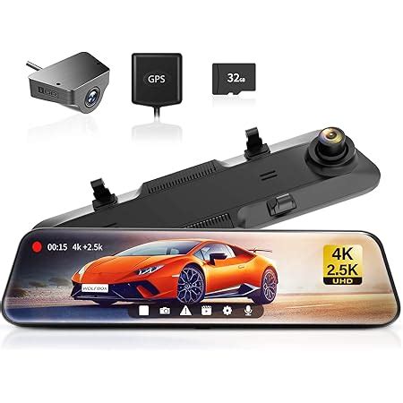 Amazon Wolfbox G K Mirror Dash Cam Rear View Mirror