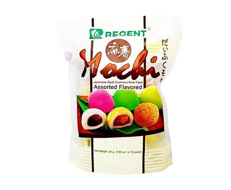 Regent Mochi Japanese Style Glutinous Rice Cake Assorted Flavored (10 ...