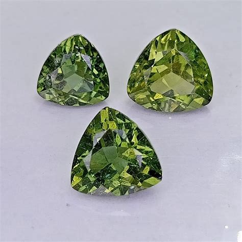 3 Pcs Green Apatite 9 32 Ct Catawiki