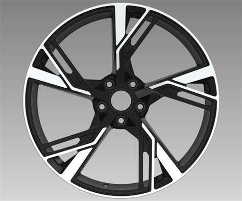 Custom Design Black Multi Spokes Monoblock Piece Luxury Forged Wheels