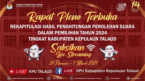 Peluncuran Tahapan Pemilihan Bupati Dan Wakil Bupati Kepulauan Talaud