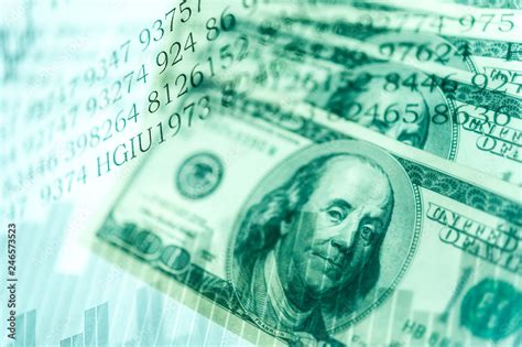Double Exposure Stock Market Display Or Forex Trading Graph And