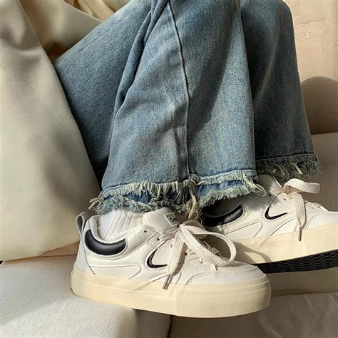 Giày thể thao nữ chất vải dáng basic cá tính đế cao màu đen trắng kem năng động trẻ trung hot