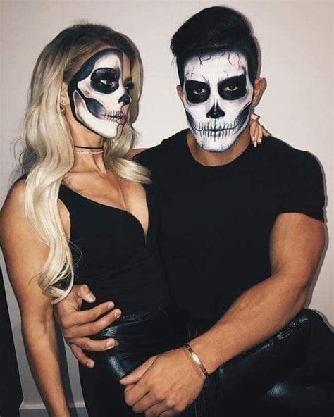 Pin By Siuravedth Castañeda On D I S F R A C E S Halloween Costumes Makeup Couple Halloween