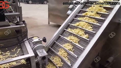 Full Automatic Potato Chips Making Machine Production Line Youtube