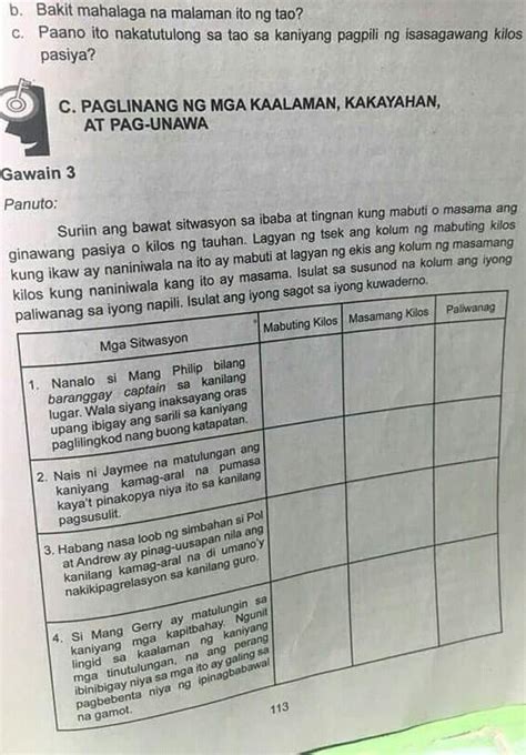 Suriin Ang Bawat Sitwasyon Sa Ibaba At Tignan Kung Mabuti Ako