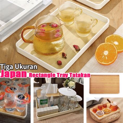 Jual Codrectangle Tray Aesthetic Modern Nampan Kayu Tatakan Dapur