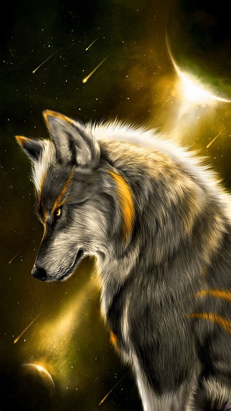 Discover 63 Galaxy Wolf Cool Wallpaper Latest In Cdgdbentre