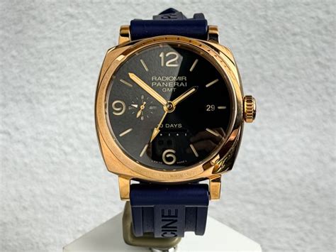 Panerai Radiomir Gmt Days Oro Rosso Pam Siam Watch Club