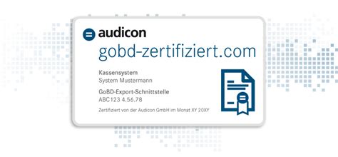 Gobd Konformer Datenexport Vorteile Der Gobd Zertifizierung