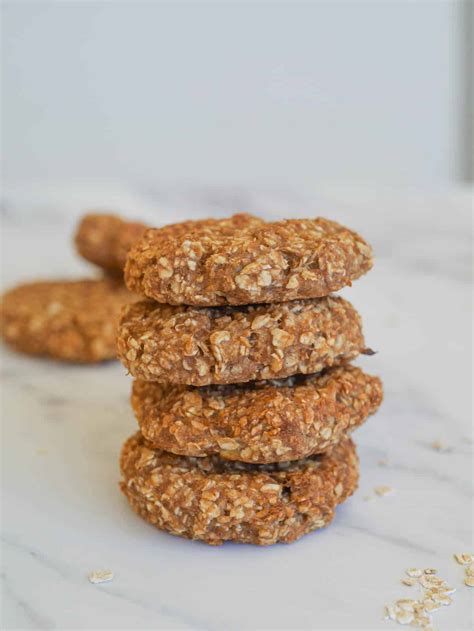 3 Ingredient Applesauce Oatmeal Cookies No Flour Creative Nourish