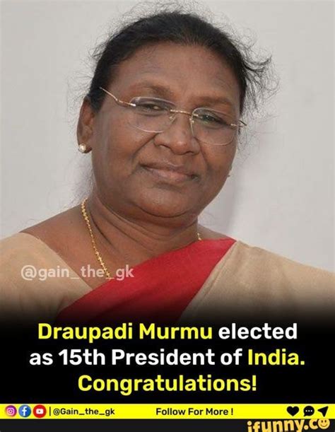 Draupadi Murmu Elected As 15th President Of India Congratulations Fy