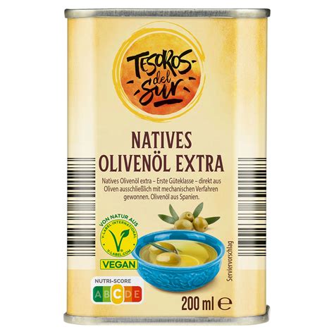 Tesoros Del Sur Natives Oliven L Extra Ml Aldi S D