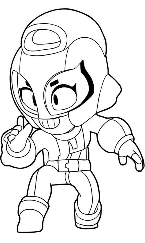 Pagine Da Colorare Di Brawl Stars Coloringpagesonly