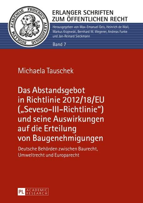 Erlanger Schriften Zum Ffentlichen Recht Das Abstandsgebot In