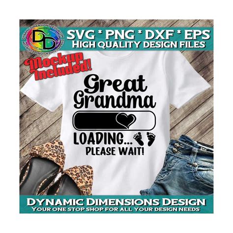 Great Grandma Loading Great Grandmother Svg Promoted To Gr Inspire