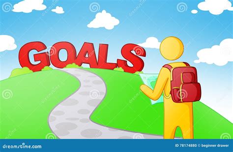 Life Goals Stock Illustration Illustration Of Goals 78174880