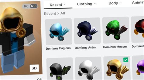 NEW GET ANY DOMINUS FOR FREE ON ROBLOX 2020 ROCash YouTube