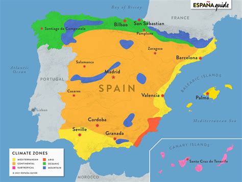 Weather And Climate In Spain España Guide